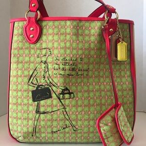 Coach (#22482) Poppy Bonnie Cashin Plaid Tote